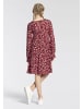 Delmao Jerseykleid in rot geblümt