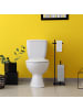 relaxdays Toilettenpapierhalter in Schwarz - (B)20 x (H)77,5 x (T)20 cm