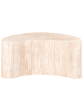 Beliani Couchtisch BILPA in Beige - (W) 44 x (H) 40 x (L) 89 cm