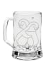 Mr. & Mrs. Panda Gravur Bierkrug Pinguine Kuscheln ohne Spruch in Transparent