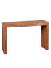 FineBuy Konsolentisch in Braun / Sheesham / 40x115x75