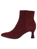 VAN HILL Klassische Stiefeletten Ingrid in Burgund Velours