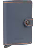 Secrid Geldbörse Miniwallet Matte in Night Blue-Orange