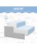 HOMCOM Bausteinset in Blau 150L x 50B x 39H cm