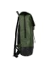 Greenburry Upcycled Tarpaulin Daypack 45 cm Laptopfach in olive-black