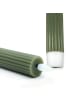 relaxdays 2 x LED Stabkerzen in Khaki
