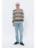 Matinique Strickpullover MAtriton Gerade Passform in Dark Grey Melange