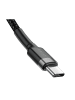 Wisam Baseus Schnell-Ladekabel USB-C PD 2.0 QC 3.0 60W 2m schwarz-grau