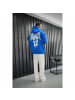 Megaman Rundhals Kapuzenpullover Hoodie in Blau