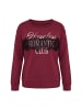 Ulla Popken Sweatshirt in weinrot