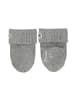 Sterntaler Baby-Socken Wolle in silber mel.