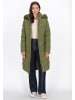 Usha Women Coat in olive