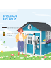 Outsunny Kinderspielhaus 126,4L x 114B x 135H cm