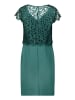 Vera Mont Etuikleid mit Spitze in Dark Emerald