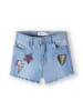 Minoti Jeansshorts splash 6 in Denim-Blau