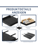 Home Nature Wohnkonzept 2er-Pack Teleskopschublade ausziehbar in Schwarz 32-52x53x6 cm
