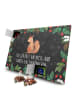 Mr. & Mrs. Panda Tee Adventskalender Einhorn Glauben mit Spruch in Kreidetafel