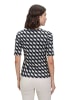 Betty Barclay Basic Shirt mit Rippenstruktur in Dark Blue/Green