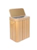 relaxdays Wäschekorb in Natur - (B)52 x (H)63 x (T)32 cm