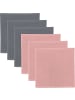 Erwin Müller Baumwolle Spültuch 2-farbig 6er-Pack in grau/altrosé