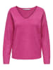 ONLY Feinstrick Pullover ONLRICA LIFE Longsleeve V-Ausschnitt in Rosa-2
