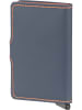 Secrid Geldbörse Miniwallet Matte in Night Blue-Orange