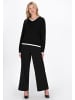 usha BLACK LABEL Women Sweater in black offwhite