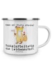Mr. & Mrs. Panda Teetasse Sozialarbeiterin Leidenschaft mit Spruch in Weiß