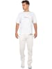 Cipo & Baxx Herren Regular Fit Hose Mid Waist in White