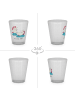 Mr. & Mrs. Panda Schnapsglas Einhorn Sekt ohne Spruch in Transparent