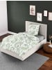 JACK 2 tlg. Seersucker Bettwäsche 135x200cm Paisley in Grün