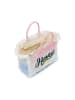 IZIA Women Tote Bag in Pink Blue