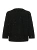 SAINT TROPEZ Strickpullover NovaSZ Gerade Passform in Black