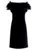 Vera Mont Cocktailkleid mit Raffung in Schwarz