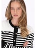 DreiMaster Women Cardigan in offwhite black