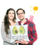 Mr. & Mrs. Panda Dekokissen Avocado Pärchen mit Spruch in Weiß