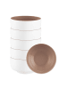 Seltmann Weiden 6er Set Schüsseln Sento Home Pure Colors in ø 20,3 cm in Cocoa Brown