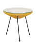 Beliani 3-tlg Bistro Set ACAPULCO II in Gelb/Schwarz