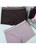 LOREZA 10er Set Pantys - Streifen - Bunt