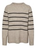 Vero Moda Strickpullover in Silver Mink