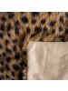 Beliani Tagesdecke KUDELI in Braun/Schwarz/Beige - (W) 150 x (H) 1 x (L) 200 cm