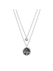 Tom Tailor Kette mit Anhänger Edelstahl in silber