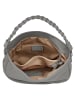 Samantha Look Handtasche echt Leder in grau