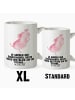 Mr. & Mrs. Panda JumboTasse Axolotl Tanzen mit Spruch in Weiß