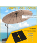 Outsunny Schirmgewicht in Schwarz 100L x 100B x 6,8H cm