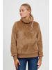 Oxmo Fleecepullover OXAnniki in Braun