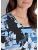 GOLDNER Shirt Shirt in blau / weiß / marine / gemustert