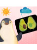 Mr. & Mrs. Panda Badematte Avocado Pärchen ohne Spruch in Schwarz