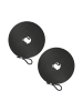 relaxdays 2 x Gummiseil Set in Schwarz - 7,5 m