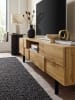 KADIMA DESIGN Lowboard | Eiche, 160x46x43cm, TV-Kommode, 2 Türen